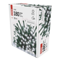 Vánoční osvětlení EMOS D4AC04 ZY0804T 180LED řetěz 18m studená bílá s časovačem