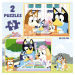 Puzzle Bluey Educa 2 x 48 dílků v kufříku od 4 let