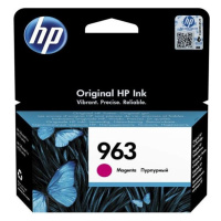 HP 963 originální inkoustová cartridge magenta (purpurová) Růžová