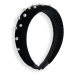 REVOLUTION Hair Headband Pearl Velvet Black