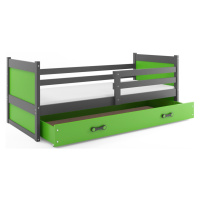 BMS Dětská postel RICO 1 | šedá 80 x 190 cm Barva: Zelená