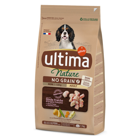Ultima Nature No Grain Mini Adult s krocaním masem - výhodné balení: 3 x 1,1 kg Affinity Ultima