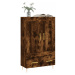 vidaXL Skříň highboard kouřový dub 69,5 x 31 x 115 cm kompozitní dřevo