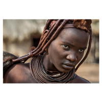 Fotografie Himba girl, Piet Flour, 40 × 26.7 cm