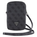 Guess PU 4G Triangle Logo Wallet Phone Bag Zipper černý