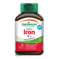 Jamieson Gentle Iron bisglycinát komplex 90 kapslí