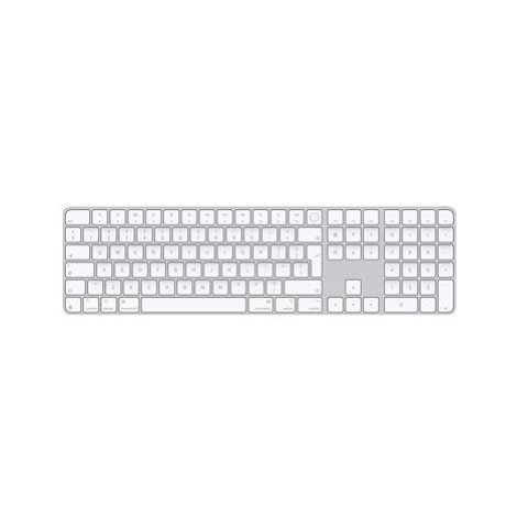 Apple Magic Keyboard 2024 s Touch ID, bílé klávesy - US Int.