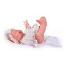 Antonio Juan 50266  MIA - mrkací a čůrající realistická panenka miminko s celovinylovým tělem - 