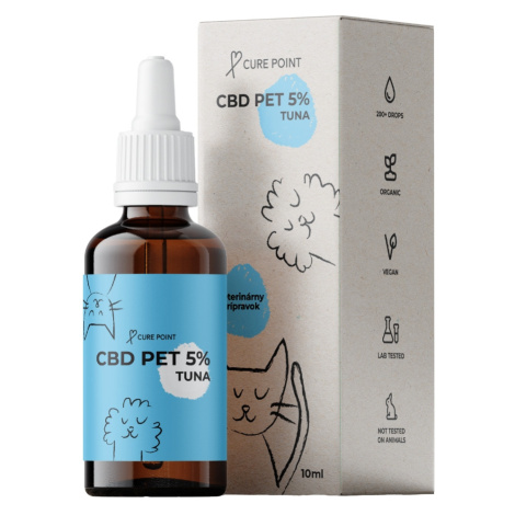 Cure Point CBD 5% olej 10 ml - Tuňák