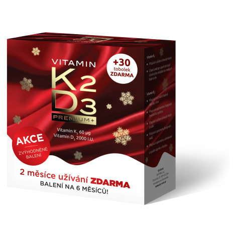 Biomin VITAMIN K2+D3 2000 I.U. PREMIUM tob.60+30