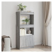 vidaXL Skříň highboard šedá sonoma 63 x 33 x 140 cm kompozitní dřevo