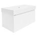 Koupelnová skříňka s umyvadlem Naturel Savona 98x43x44,8 cm bílá lesk SAVONA100BISAT