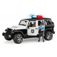 BRUDER 02526 Jeep Wrangler Policie s figurkou