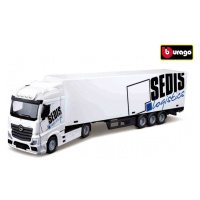 Bburago 1:43 MB Actros SEDIS Logistics s vysokozdvižným vozíkem a příslušenstvím