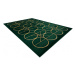 Dywany Łuszczów Kusový koberec Emerald 1010 green and gold - 80x150 cm