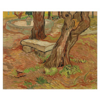 Obrazová reprodukce The Bench at Saint-Remy, 1889, Vincent van Gogh, 40 × 33.1 cm