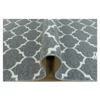 Metrážový koberec Clover 19 světle šedý