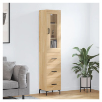 vidaXL Skříň highboard dub sonoma 34,5 x 34 x 180 cm kompozitní dřevo