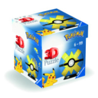 Puzzle-Ball 3D Pokémon: 54 dílků Quick Ball