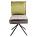 KARE Design Zelenošedá čalouněná jídelní židle Chelsea