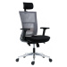 ANTARES kancelářská židle NEXT PDH, šedá síťovina, šedá látka
