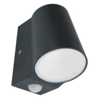 ACA Lighting LED COB venkovní nástěnné svítidlo se senzorem 6W 400LM 100d 230V AC 3.000K tmavá š