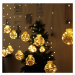 Dekorační světelný řetěz CHRISTMAS LIGHT délka 300 cm výška 40-60 cm Mybesthome