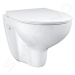 Grohe 39899000 - Závěsné WC se sedátkem Slim, softclose, rimless, alpská bílá