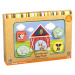 Orange Tree Toys Dřevěné puzzle kostky - Farma