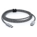 EPICO opletený kabel USB-C na USB-C, 1,2m vesmírně šedý