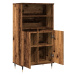 vidaXL Skříň highboard old wood 60 x 36 x 110 cm kompozitní dřevo