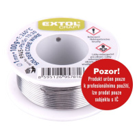 Extol cín pájecí, Ř1mm, 100g, EXTOL CRAFT; 9945