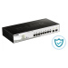 D-Link DGS-1210-08P 10-port Gigabit Smart PoE Switch, 8x GbE PoE+, 2x SFP, PoE 65W, fanless