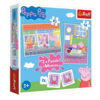 Trefl Puzzle a pexeso: Prasátko Peppa