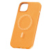 Baseus Magnetické pouzdro pro iPhone 15 Plus Baseus Fauxther Series (oranžové)