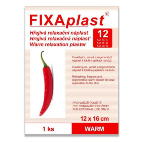 Fixaplast Warm Kapsaicinová Hřej.nápl.12x16cm 2ks