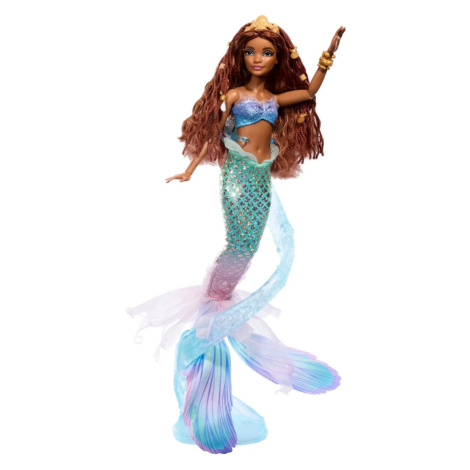 Mattel disney the little mermaid malá mořská víla deluxe, hnf42