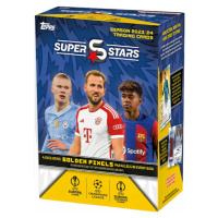 Topps UEFA Champions League Super Stars 2023/24 Obchodní karty Hodnota Box