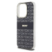 DKNY PC/TPU Repeat Pattern Tonal Stripe Magsafe kryt iPhone 13 Pro černý