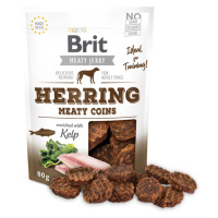 BRIT Jerky Herring Meaty Coins pamlsky pro psy 80 g