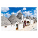 Fotografie White Trulli huts in summer, Alberobello, Puglia, Roberto Moiola / Sysaworld, 40 × 26