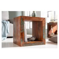 LuxD Designový odkládací stolek Jacktar 45 cm recyklované dřevo