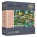 TREFL - Dřevěné puzzle 1000 - Francie - slavná místa