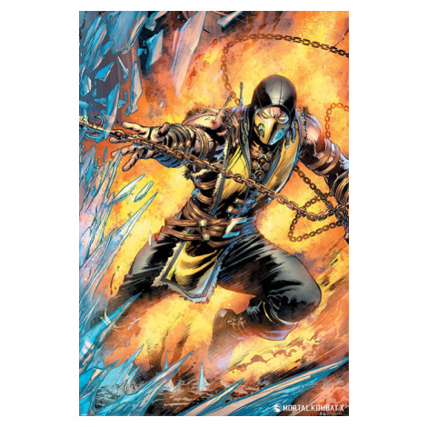 Plakát, Obraz - Mortal Kombat - Scorpion, (61 x 91.5 cm) Pyramid