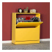 Adore Furniture Botník 84x73 cm žlutá