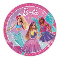 Talíře papírové Barbie Fantasy 23 cm 8 ks