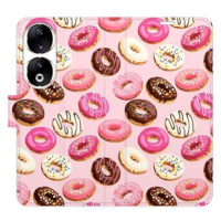 iSaprio Flip pouzdro Donuts Pattern 03 pro Honor 90 5G
