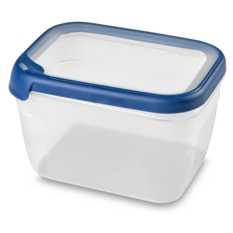 Box obdelík 2.4l transparentní/modrý BAUMAX