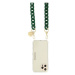 La Coque Francaise Sarah phone chain spruce green