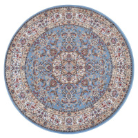 Modrý koberec Nouristan Zahra, ø 160 cm